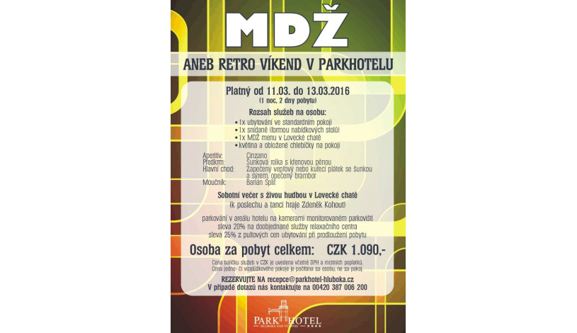 PARKHOTEL HLUBOKÁ NAD VLTAVOU Hluboká nad Vltavou